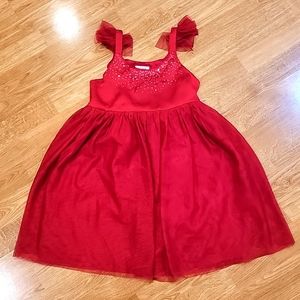 Cat and Jack Red Formal Dress Girls size 7/8